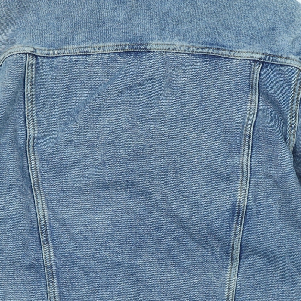 Mens UK Size S Divided Blue Jacket