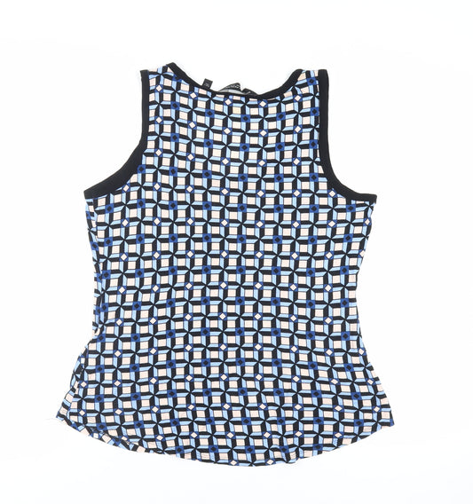 Womens UK Size 14 Dorothy Perkins Blue Basic Tank