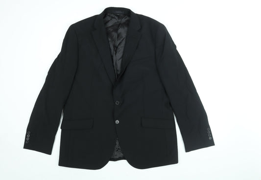 Mens UK Size 42 Autograph Regular Black Suit Jacket