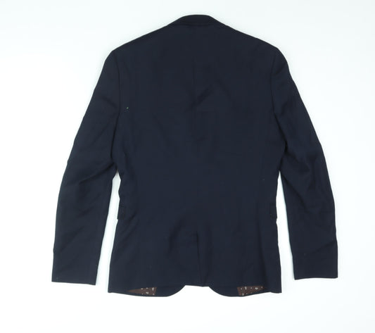 Mens UK Size 38 NEXT Regular Blue Suit Jacket
