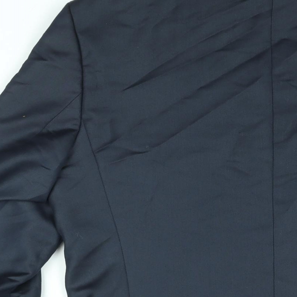 Mens UK Size 38 Zara Regular Blue Suit Jacket