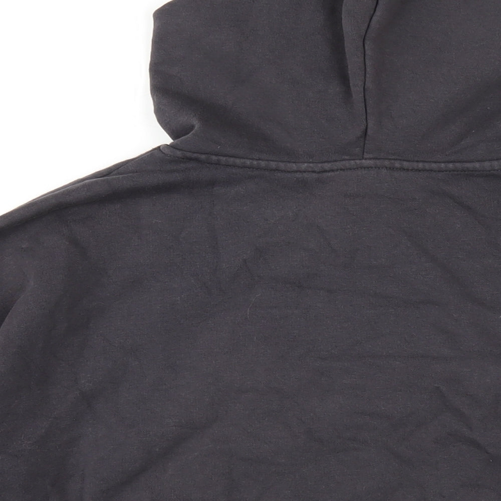 H&M Girls Grey Cotton Pullover Hoodie Size 14 Years Pullover - Garfield