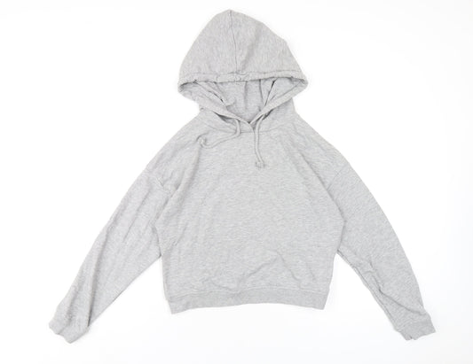 Womens UK Size S Brave Soul Grey Pullover Hoodie