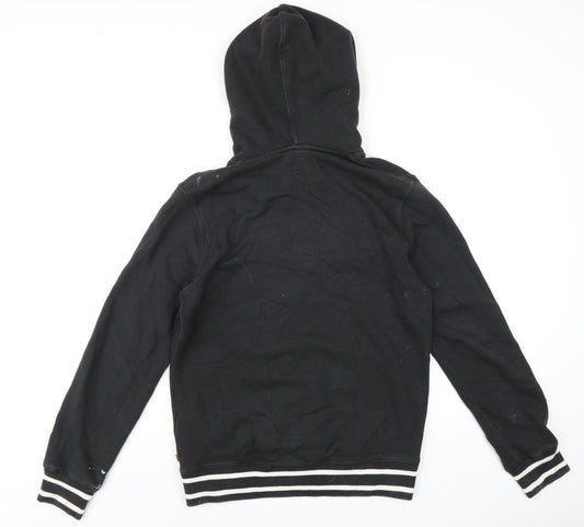 Mens UK Size S Levi's Black Pullover Hoodie