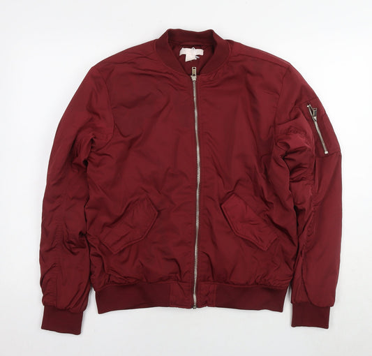 Womens UK Size 8 H&M Red Jacket