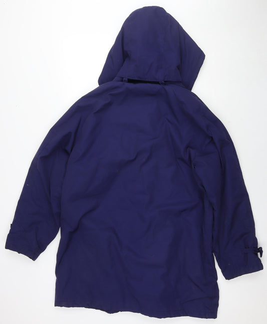 Classics Womens Blue Parka Jacket Size 18 Zip
