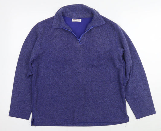 Womens UK Size S Bonmarché Purple Pullover Sweatshirt