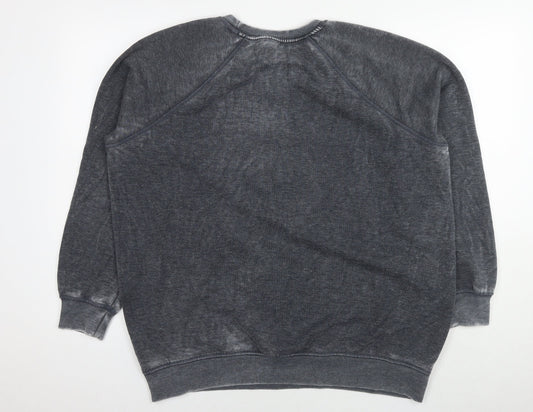 Mens UK Size L NEXT Grey Pullover Sweatshirt