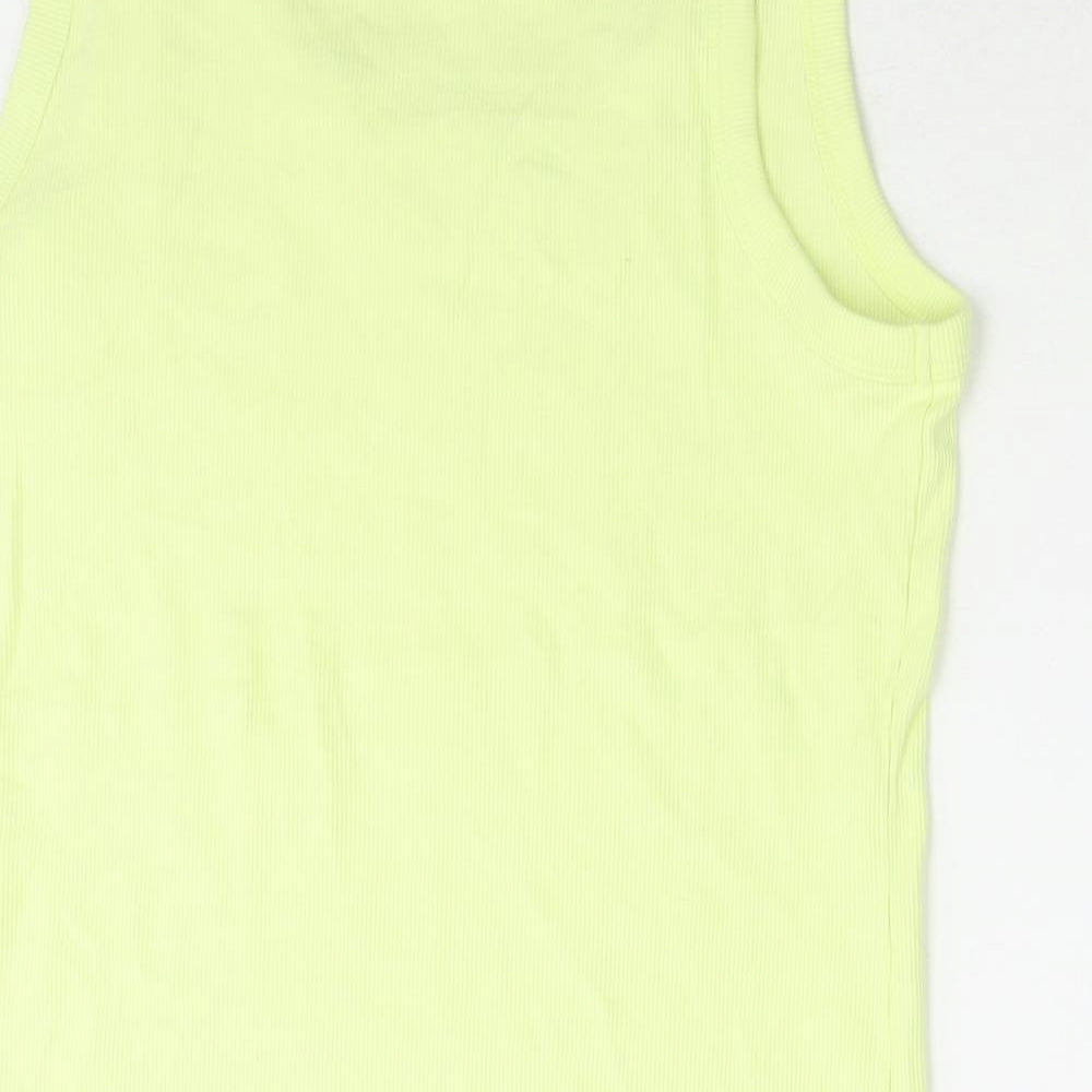 Womens UK Size 18 Marks and Spencer Green Basic Tank