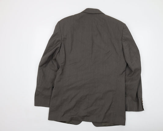 Mens UK Size 38 Marks and Spencer Regular Brown Suit Jacket