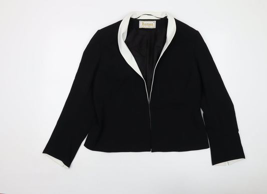 Womens UK Size 16 Roman Black Jacket