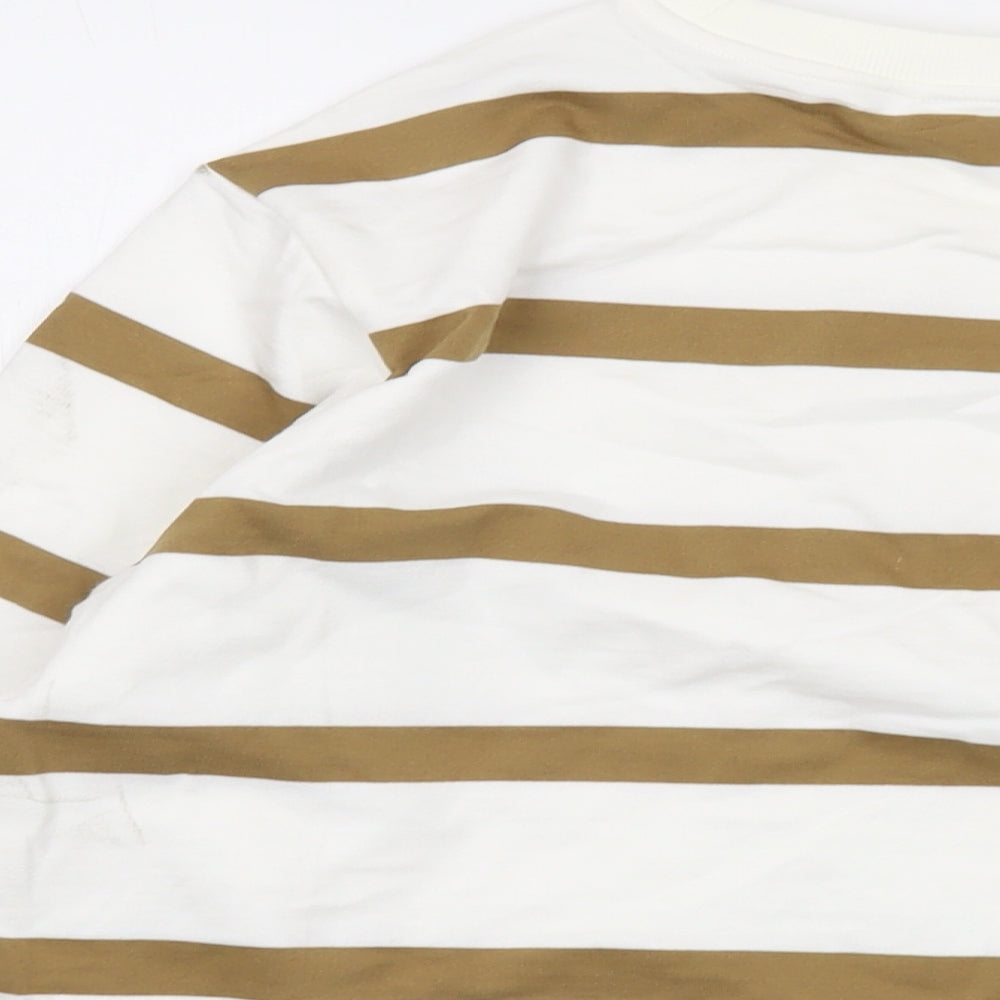 Womens UK Size M Marks and Spencer White Pullover Sweatshirt
