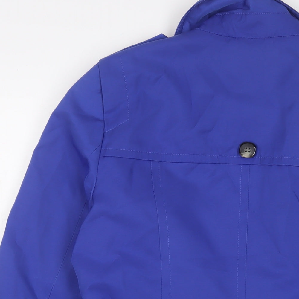 Womens UK Size 14 Debenhams Purple Overcoat