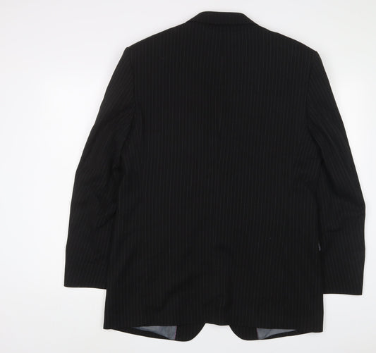 Mens UK Size 40 Taylor & Reece Regular Black Suit Jacket
