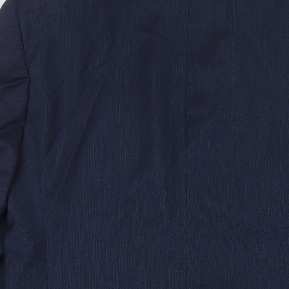 Mens UK Size 38 Marks and Spencer Regular Blue Suit Jacket