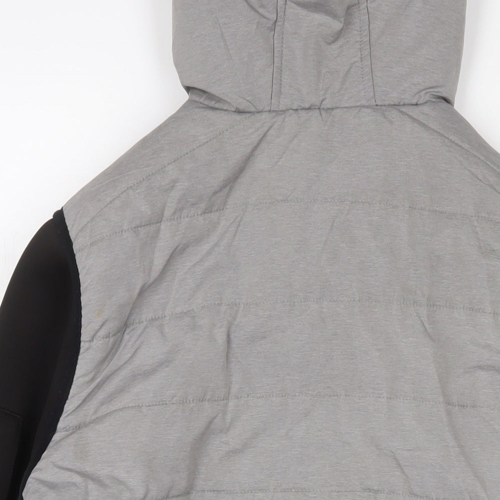 Mens UK Size S Supply & Demand Co. Grey Puffer Jacket