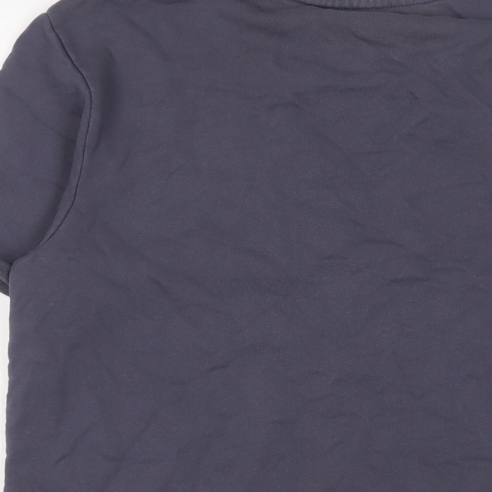 Womens UK Size L Selected Blue Basic T-Shirt
