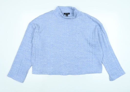 Womens UK Size L New Look Blue Pullover Jumper