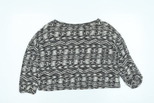 Womens UK Size 8 New Look Black Pullover Jumper