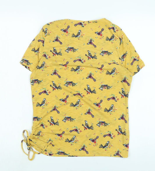 Womens UK Size 10 Marks and Spencer Yellow Basic Blouse