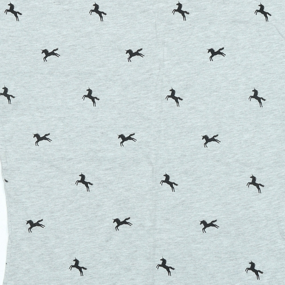 Womens UK Size 10 Miso Grey Basic T-Shirt