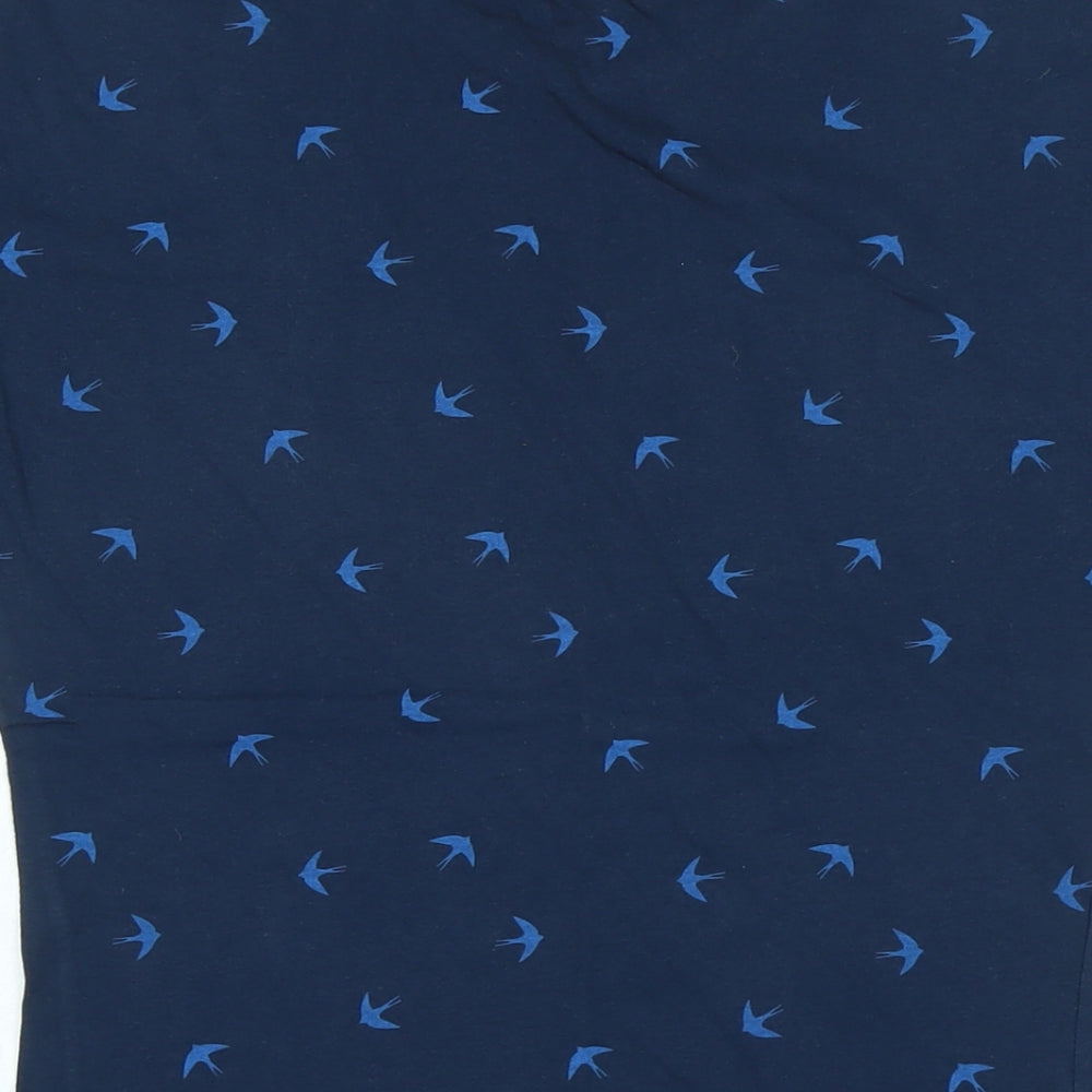 Womens UK Size 10 Miso Blue Basic T-Shirt