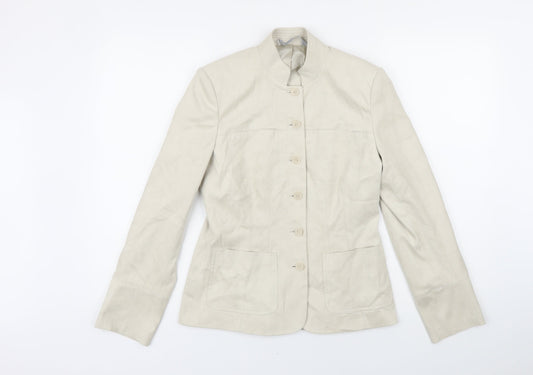 Womens UK Size 8 NEXT Beige Jacket