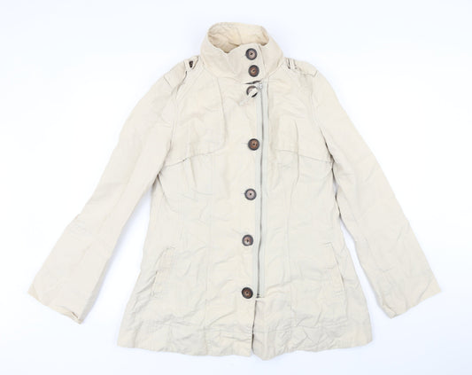 Womens UK Size 10 NEXT Beige Jacket