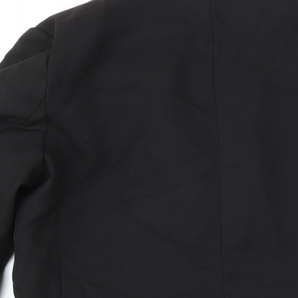 Winterbottoms Girls Black Jacket Blazer Size M Button - Batley Girl's Highschool