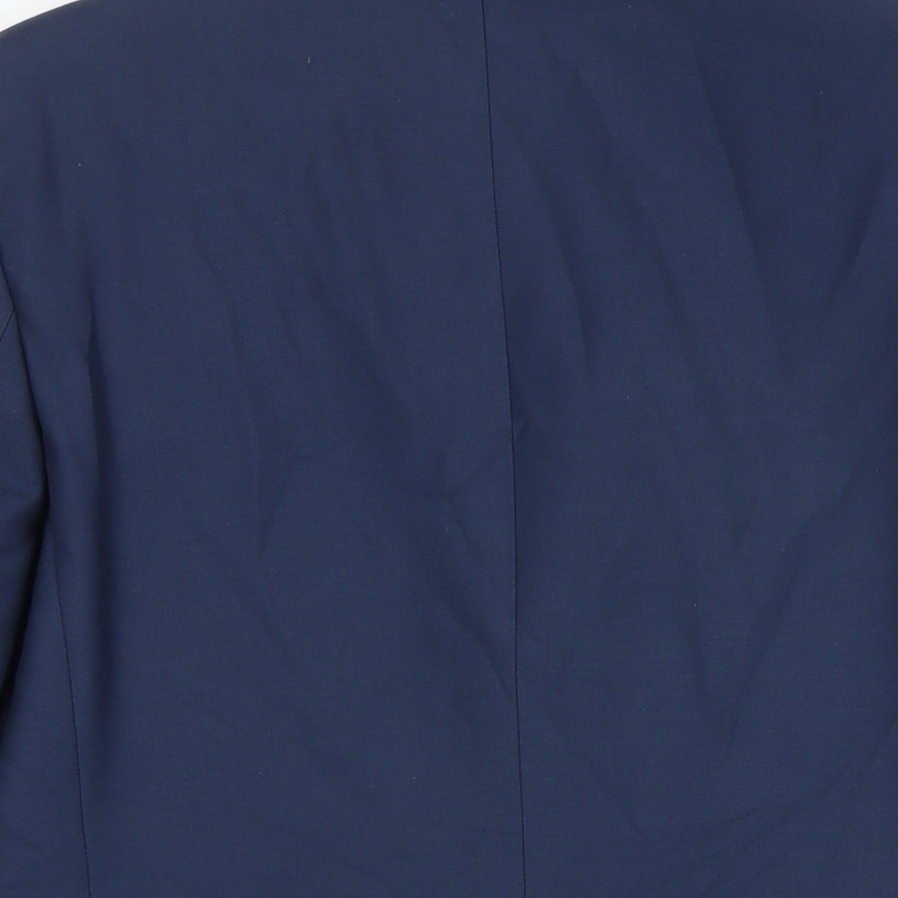Mens UK Size 36 M&S Regular Blue Suit Jacket