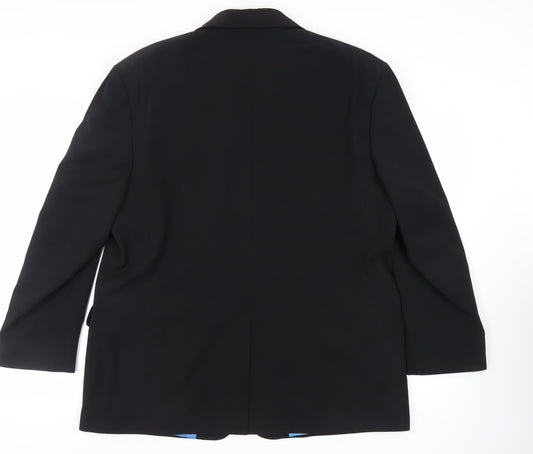 Mens UK Size 46 Wilson Regular Black Suit Jacket