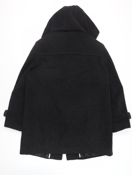 FOUR SEASONS Womens Grey Pea Coat Coat Size XL Toggle