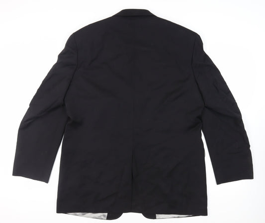 Mens UK Size 46 Marks and Spencer Regular Black Suit Jacket