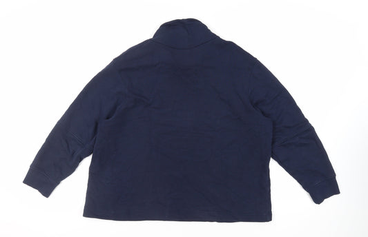 Womens UK Size 18 Marks and Spencer Blue Pullover Sweatshirt