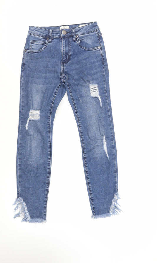 Womens UK Size 6 Cotton On Regular Fit Skinny Blue Jeans
