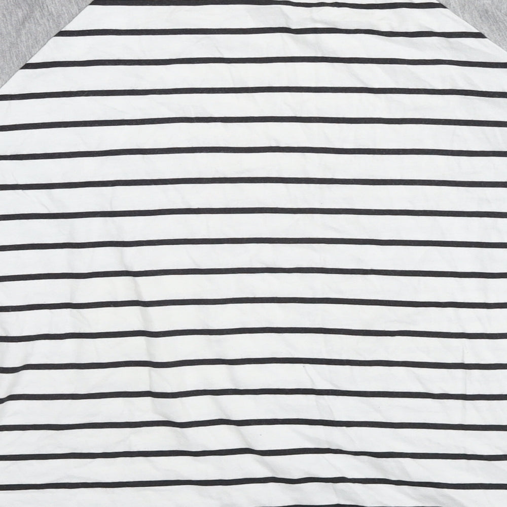 Womens UK Size 10 ASOS White Basic T-Shirt