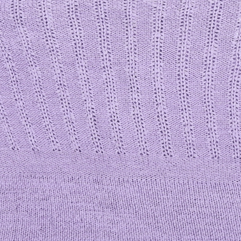 Womens UK Size 14 Marks and Spencer Purple Cardigan Jumper