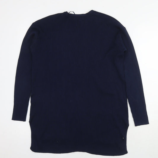 Womens UK Size S Marks and Spencer Blue Cardigan Jumper