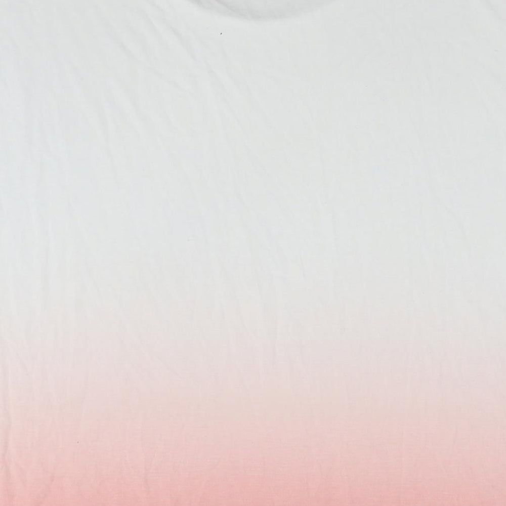 Womens UK Size 14 Marks and Spencer Multicoloured Basic T-Shirt