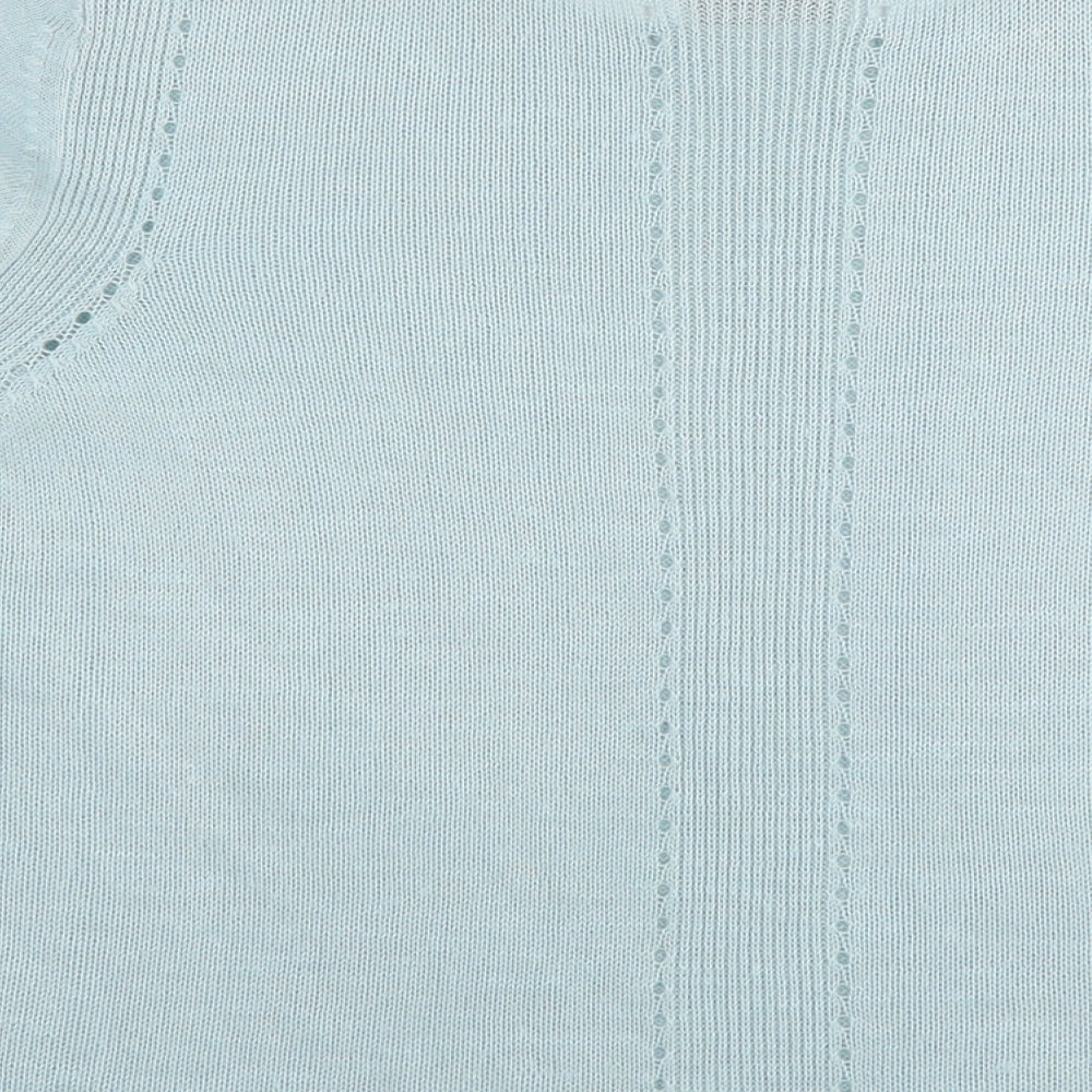 Womens UK Size 18 Marks and Spencer Blue Pullover Jumper