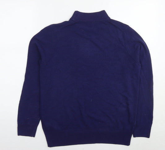 Womens UK Size 14 Marks and Spencer Blue Pullover Jumper