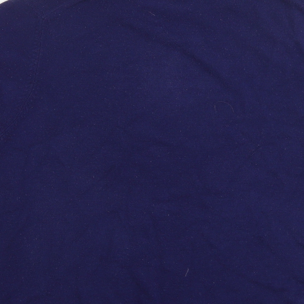 Womens UK Size 14 Marks and Spencer Blue Pullover Jumper