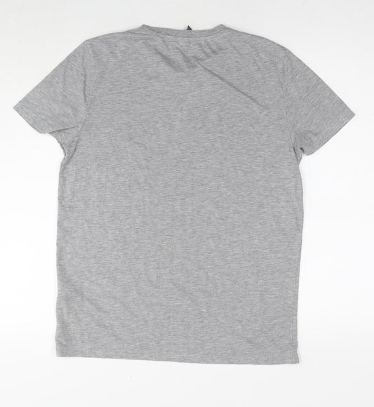Womens UK Size M ASOS Grey Basic T-Shirt