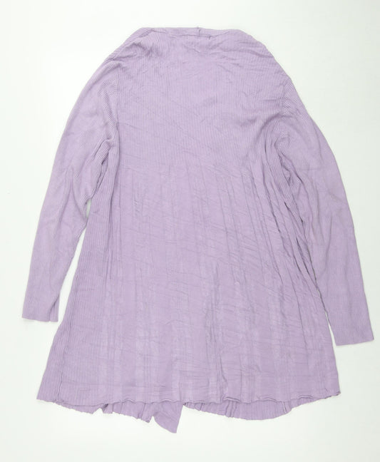 Womens UK Size L Bonmarché Purple Cape Jumper
