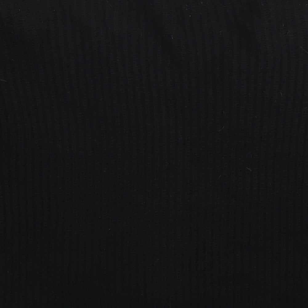 Womens UK Size L New Look Black Cape Jumper