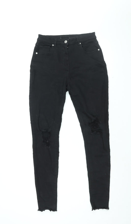 Womens UK Size 10 Parisian Regular Fit Skinny Black Jeans