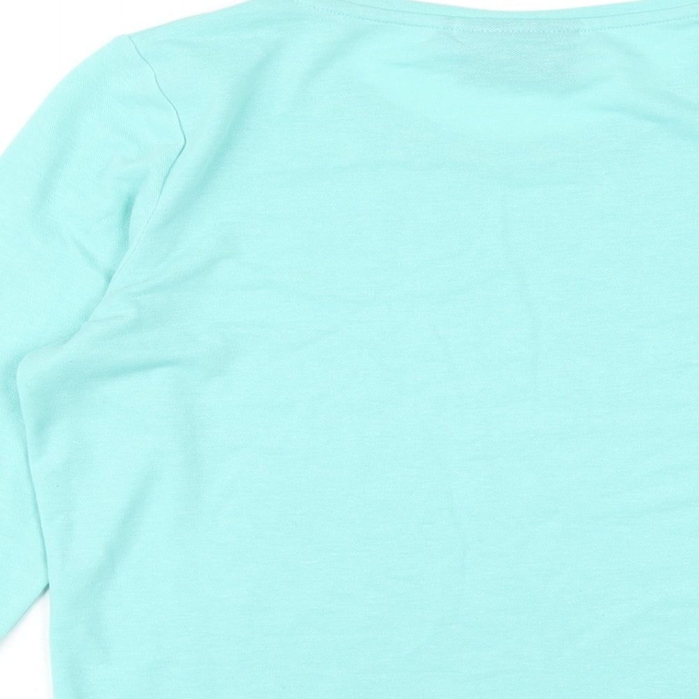 Womens UK Size S Rohan Green Basic T-Shirt