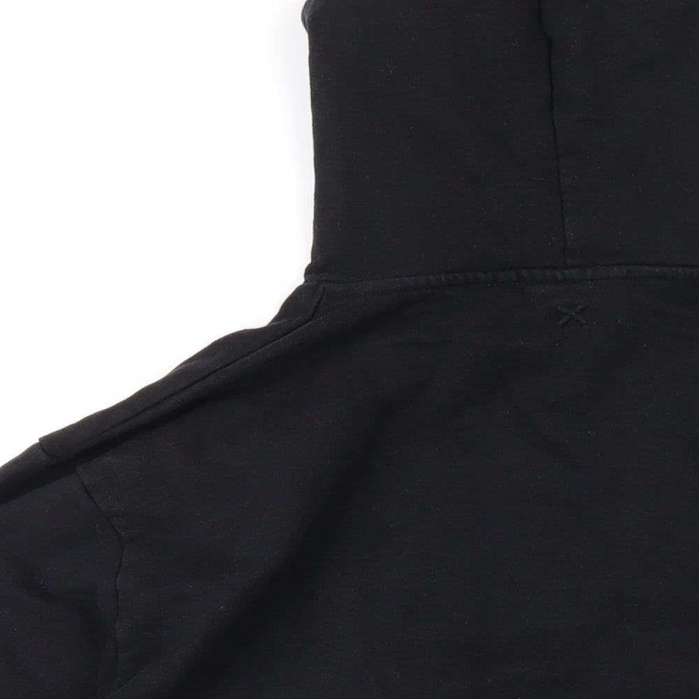 Mens UK Size M COLLUSION Black Pullover Hoodie