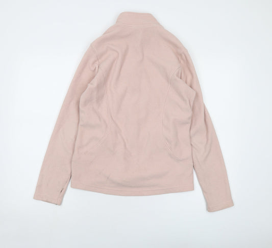 Marks and Spencer Womens Pink Jacket Size 10 Zip