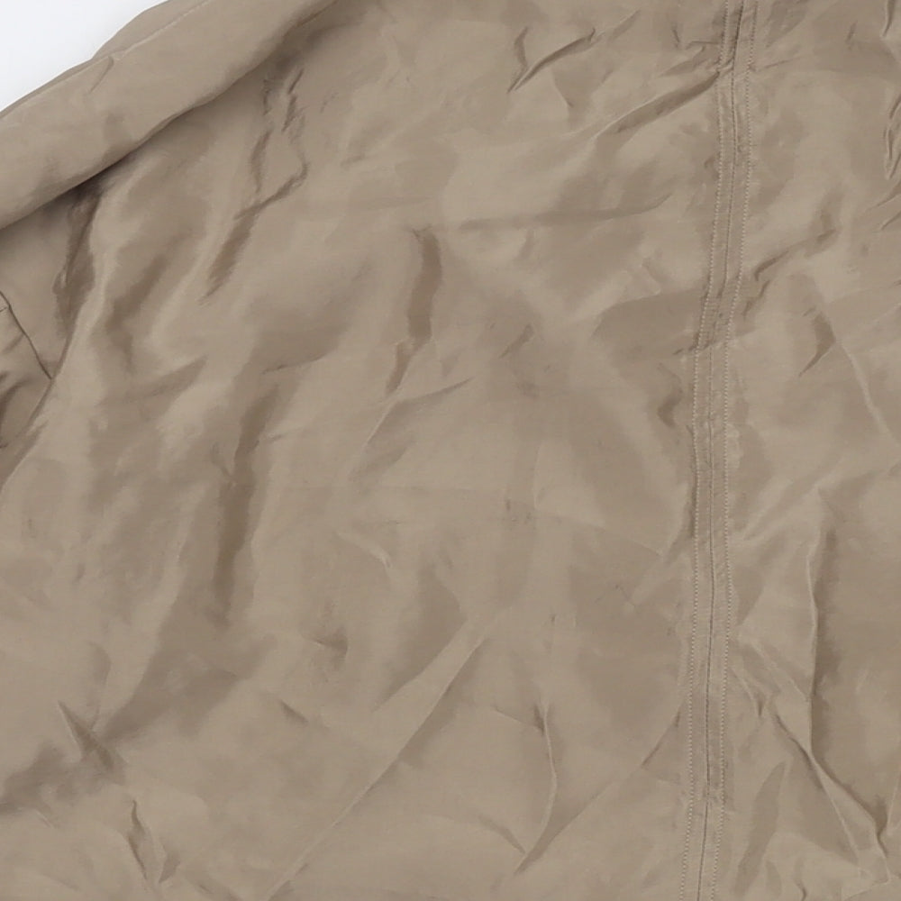 H&M Womens Beige Jacket Size S Button